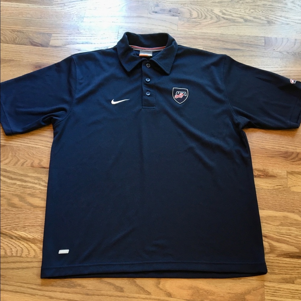 USA hockey nike men's polo